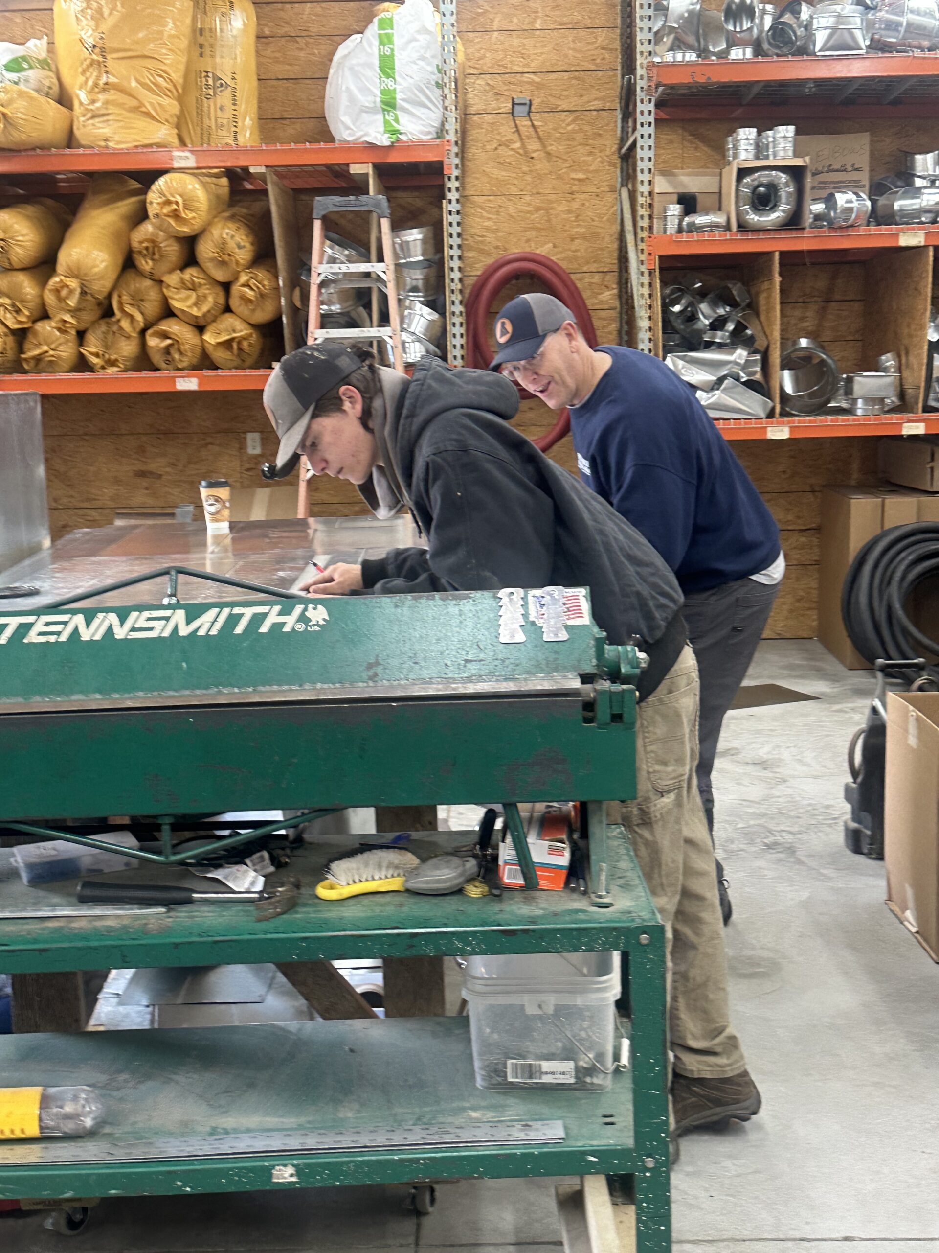 Blue Ridge Heating and Air Metal Measuring