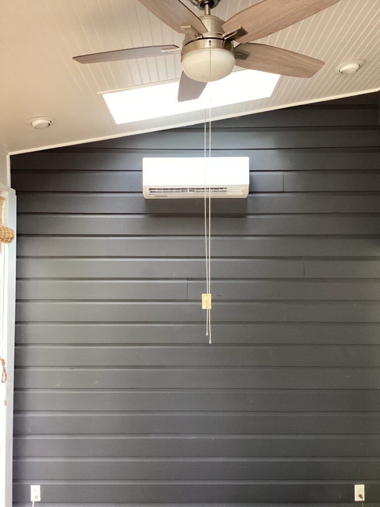 Ductless mini split indoor head unit installation in Greenville, SC by Blue Ridge Heating & Air