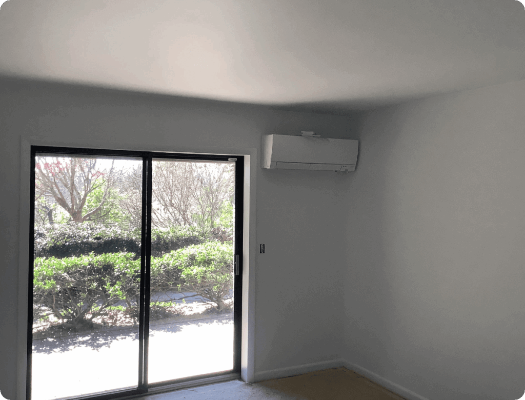 Blue Ridge Heating & Air heat pump and mini split condenser in Pisgah Forest, NC