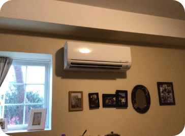 Blue Ridge Heating & Air ductless mini split installation at Connestee Falls, NC