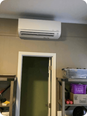 Blue Ridge Heating & Air ductless mini split unit installed in Greer, SC