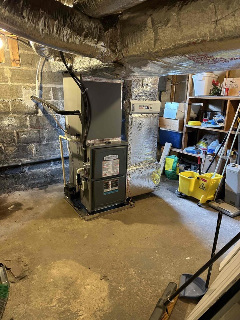 Blue Ridge Heating and Air furnace and air filter