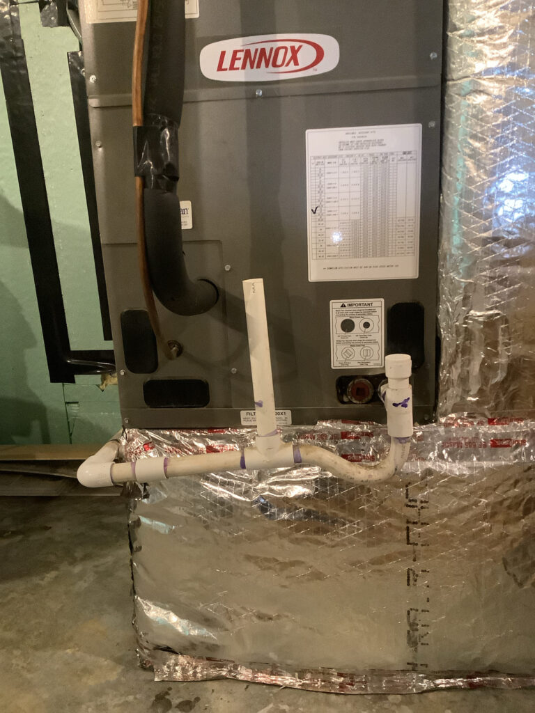 Side discharge heat pump replacement Hendersonville NC by Blue Ridge Heating and Air