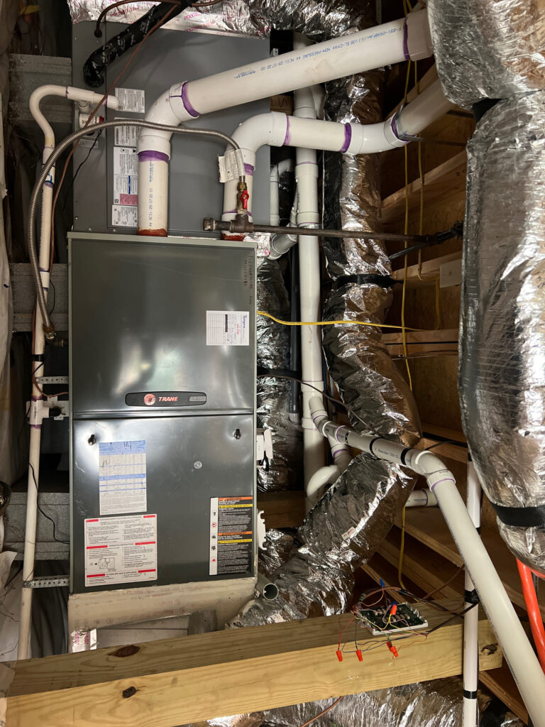 Gas furnace replacement in Flat Rock NC by Blue Ridge Heating & Air
